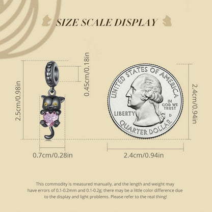 Black Cat Bead Charm