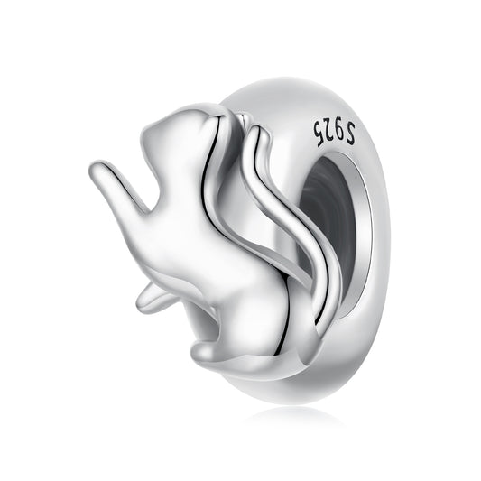 Cat Silicone Spacer Beads Charm