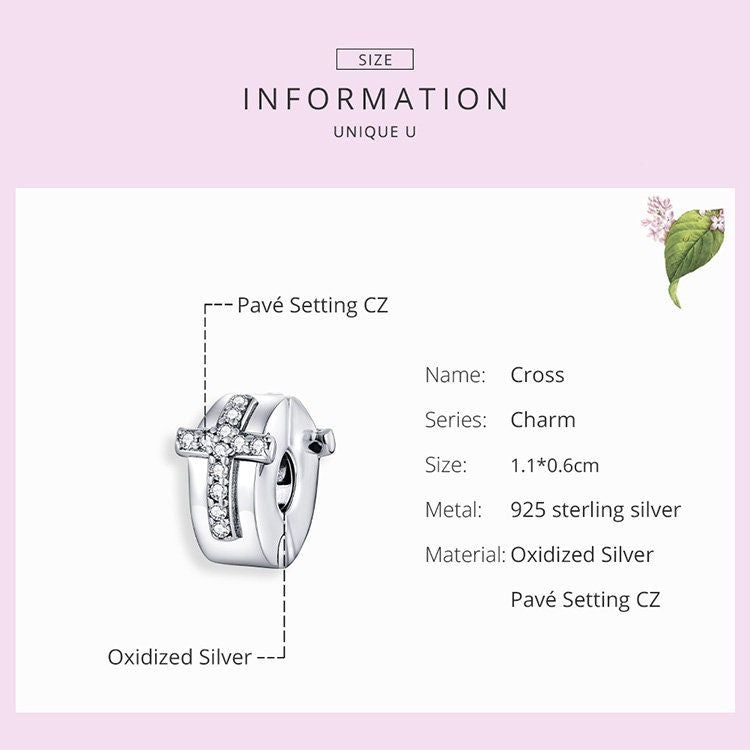 Cross Spacer Charm