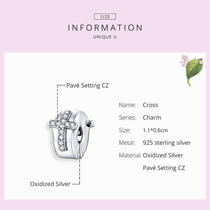 Cross Spacer Charm