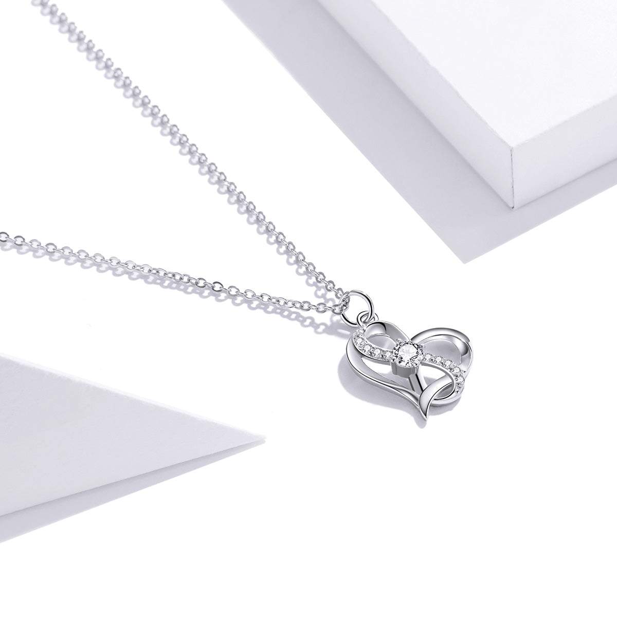 Intertwined Hearts Necklace