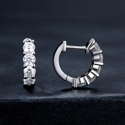 Sparkling Moissanite Ear Climbers