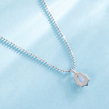 Aurora Opal Pendant Necklace