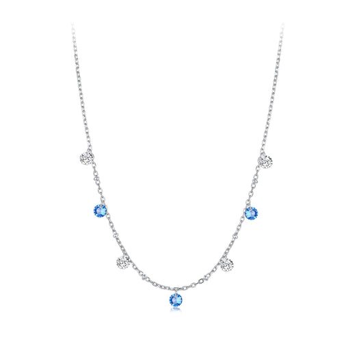 Sparkling Star Cluster Necklace