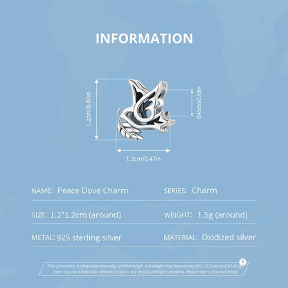 Peace Dove Charm