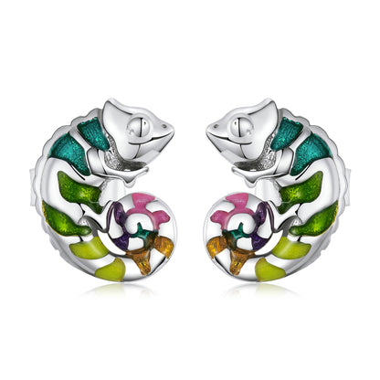 Chameleon Stud Earrings