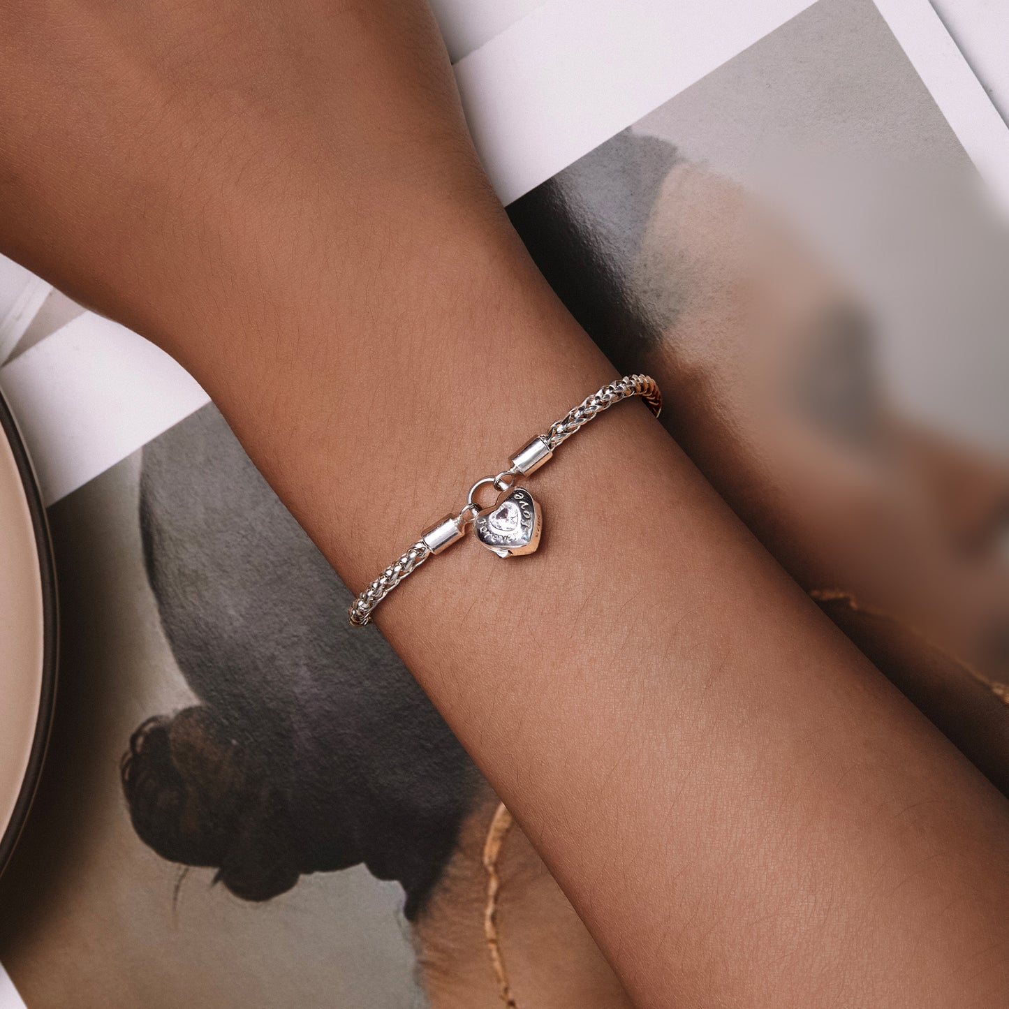 Heart Lock Basic Bracelet