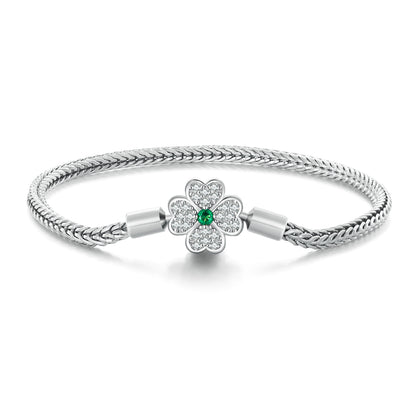Classic Four-Leaf Clover Bracelet