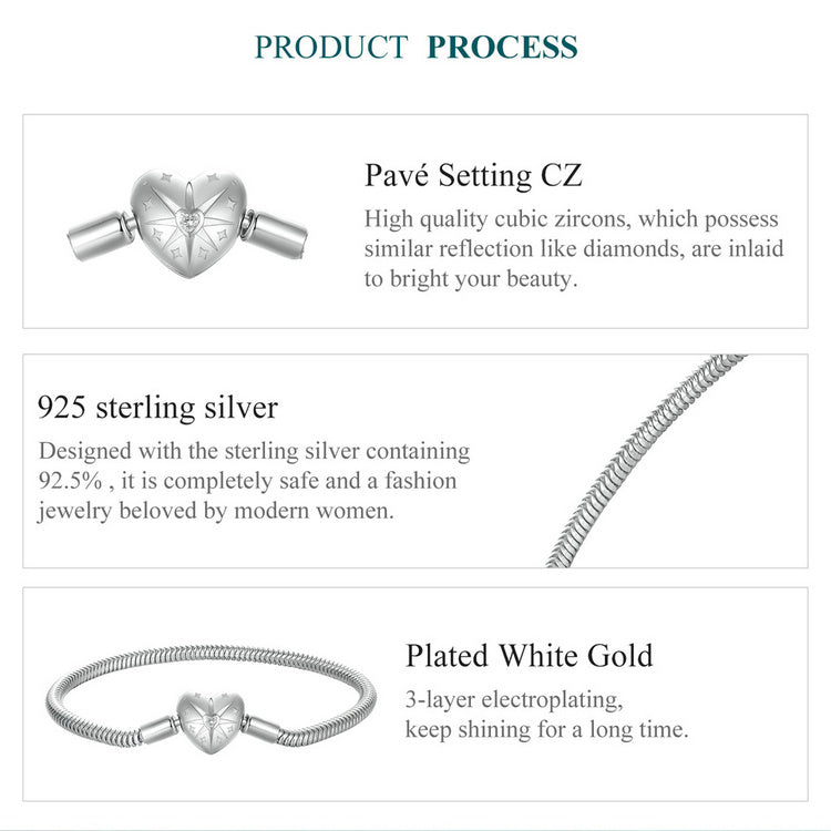 Starlight Heart Accent Bracelet