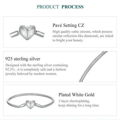 Starlight Heart Accent Bracelet