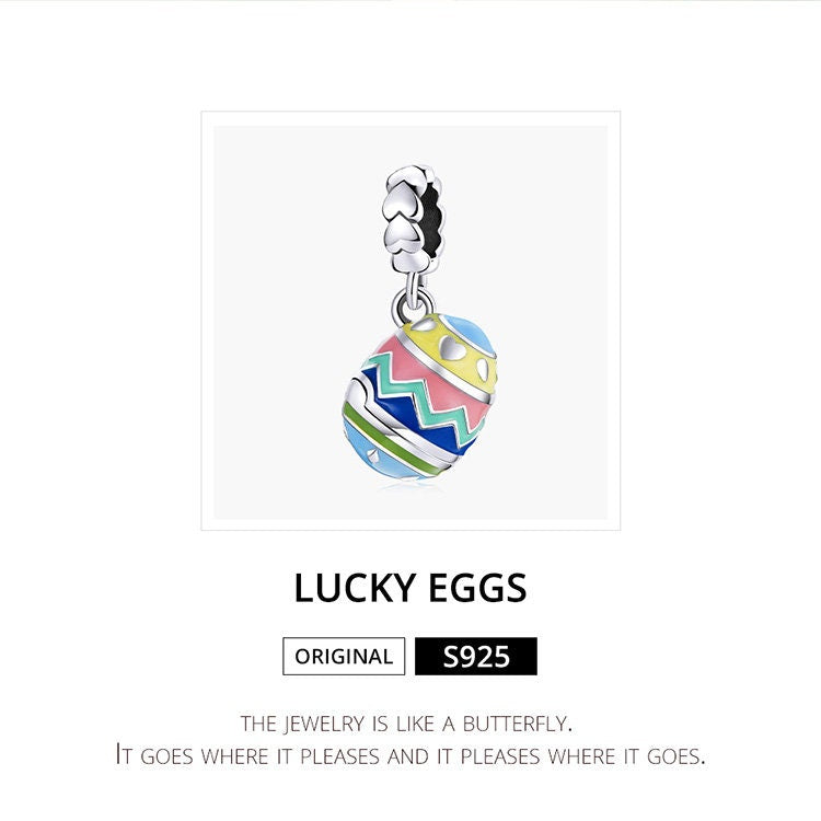 Easter Bracelet Charm Lucky Egg Charm