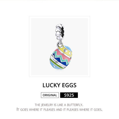 Easter Bracelet Charm Lucky Egg Charm