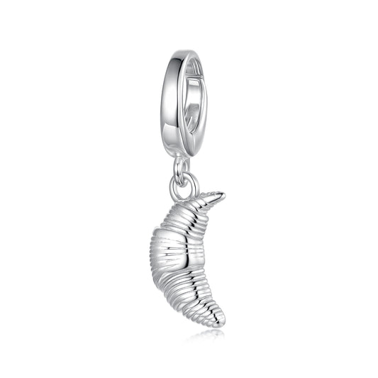 Croissant Clasp Pendant Charm