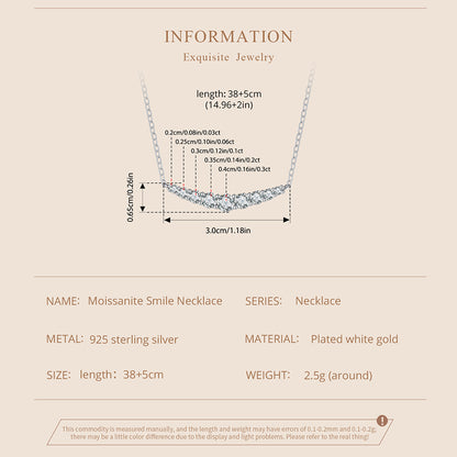 Smiling Face Moissanite Necklace
