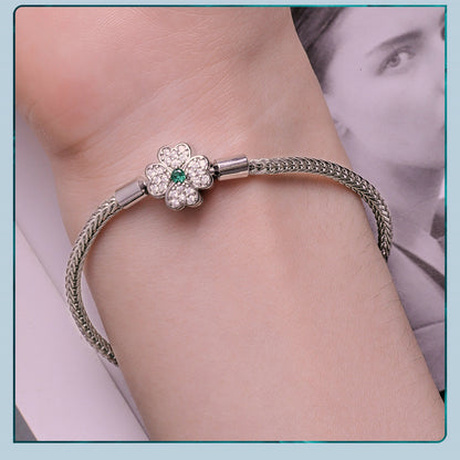 Classic Four-Leaf Clover Bracelet
