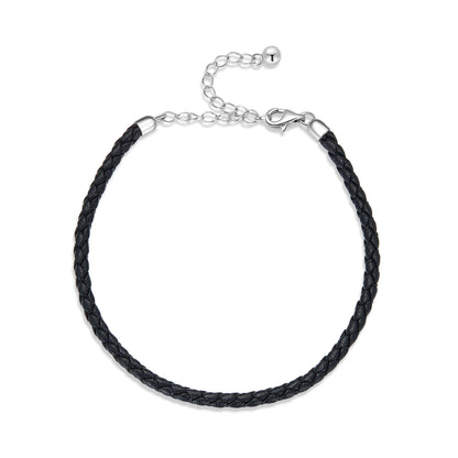 Minimalist Leather Cord Bracelet