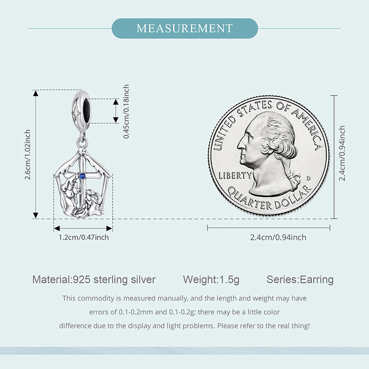 Nativity of Jesus Pendant Charm