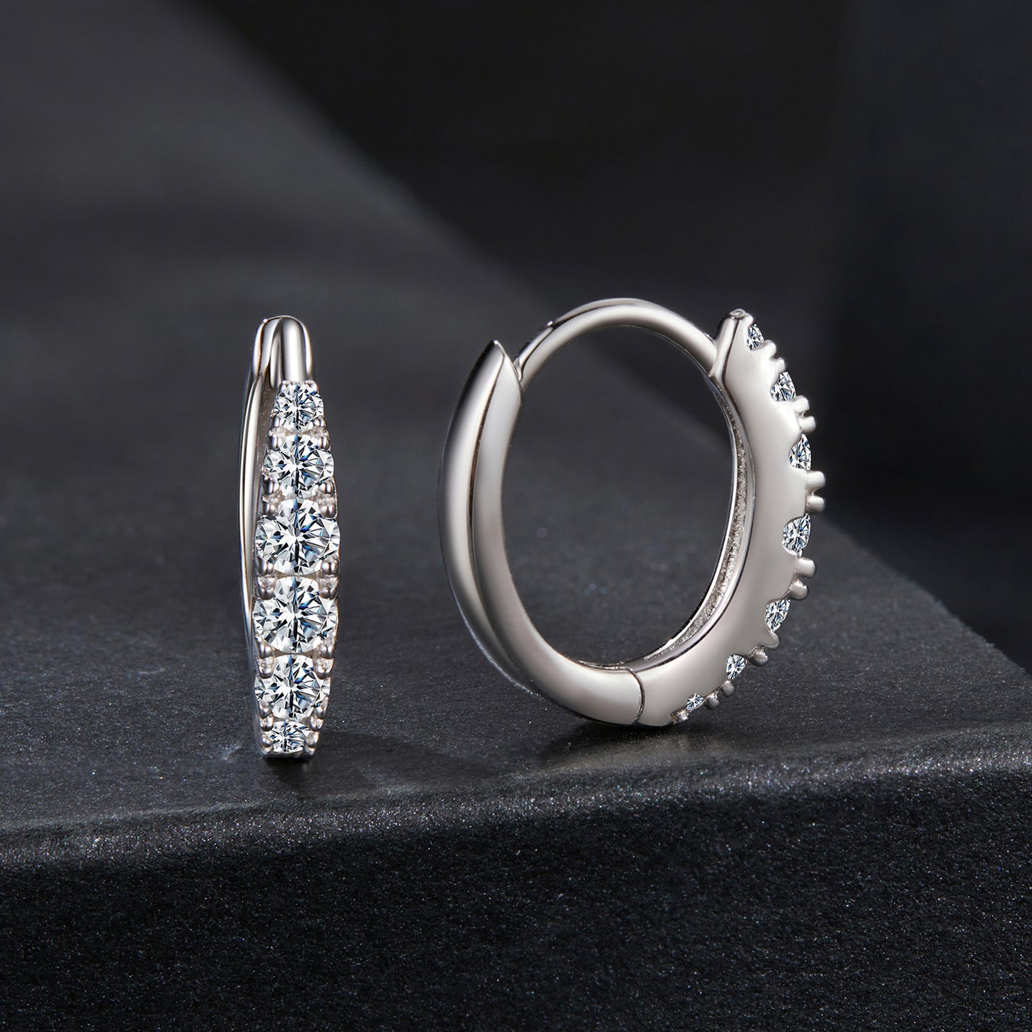 Moissanite Ear Climbers