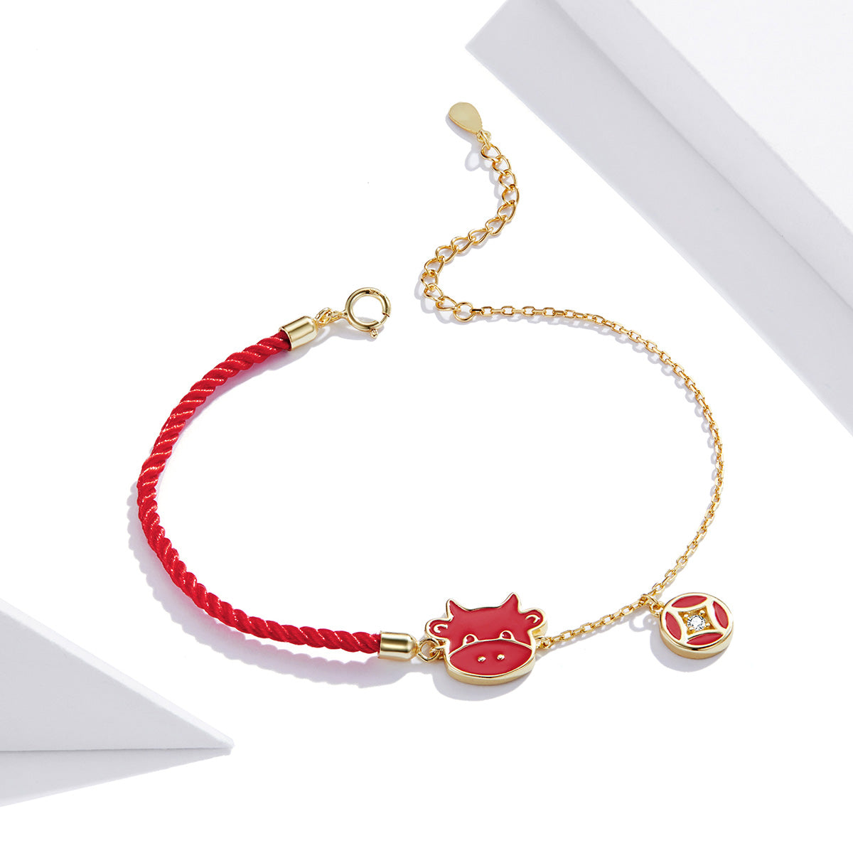Prosperity Ox Charm Bracelet