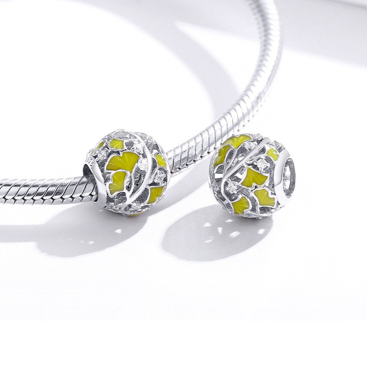 Ginkgo Leaves Charm