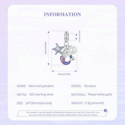 Mermaid Pendant Charm