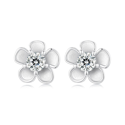 Cherry Blossom 0.1ct Moissanite Studs