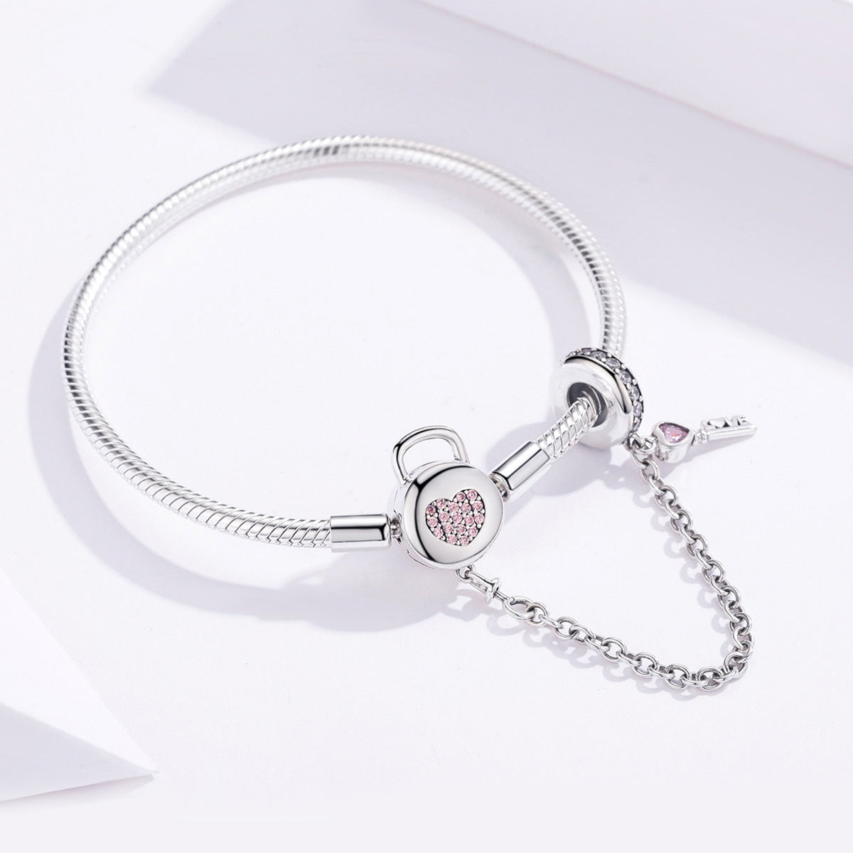 Heart Key Basic Bracelet