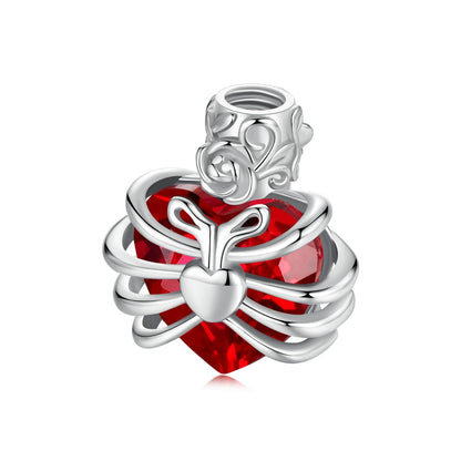 Red Heart Pendant Charm