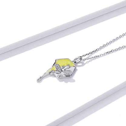 Radiant Honeycomb Necklace