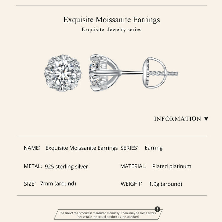 Elegant Moissanite Studs