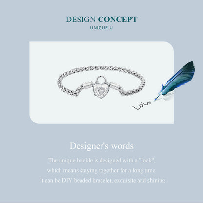 Heart Lock Basic Bracelet