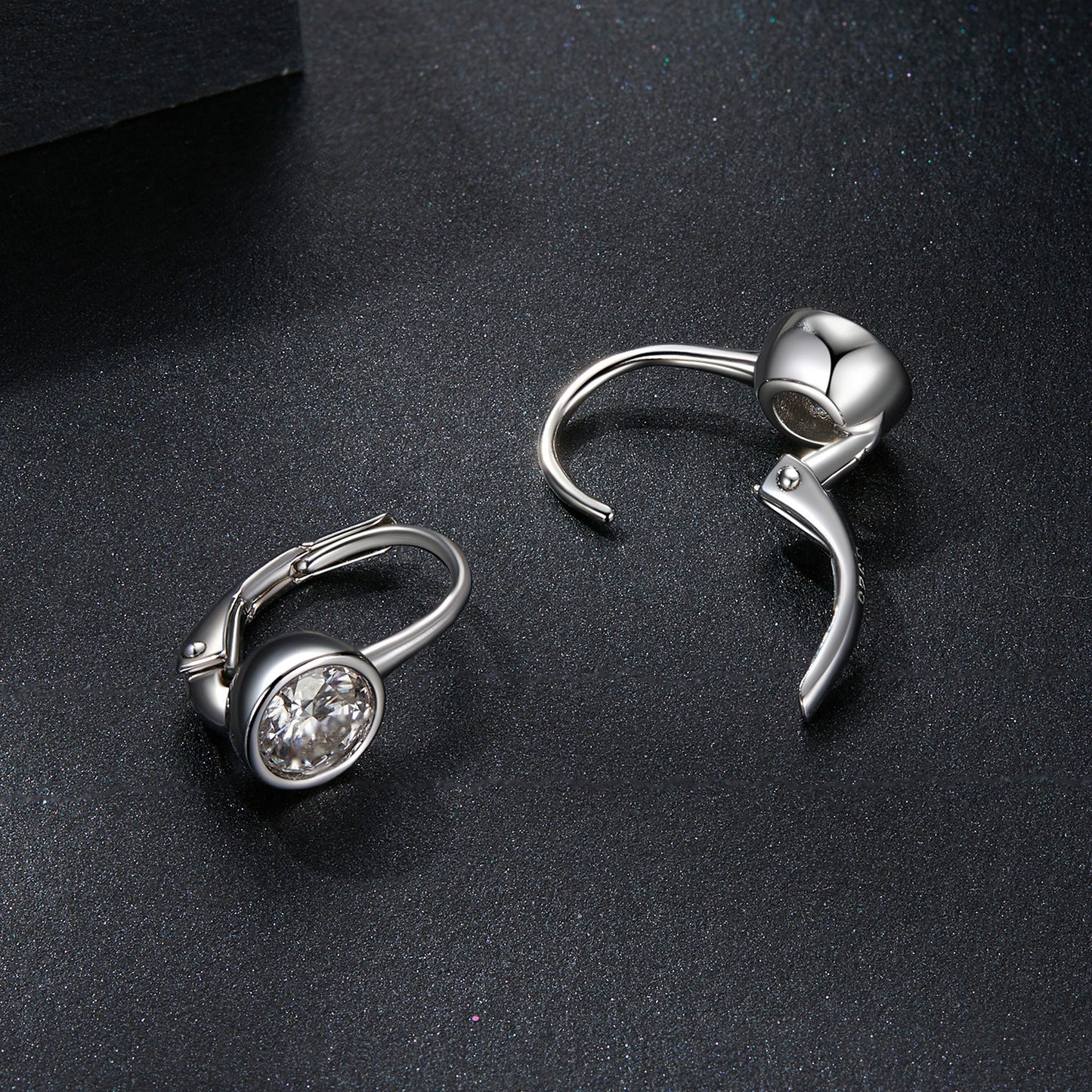 Sparkling Moissanite Spring Ear Climbers