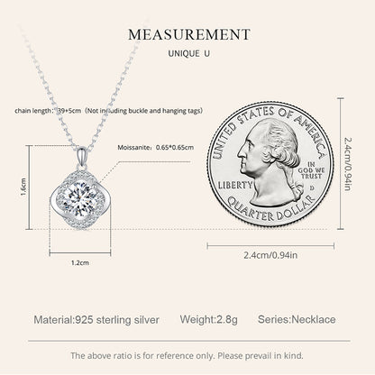 Sparkling Moissanite Necklace