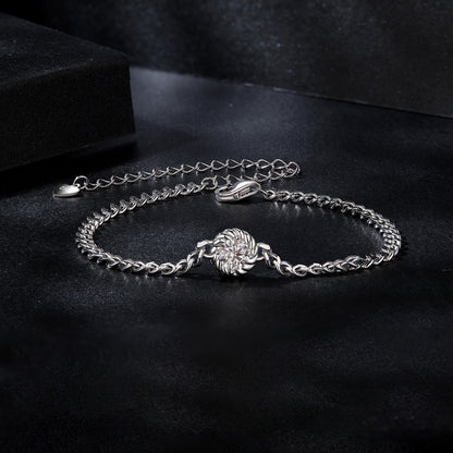 Round-Cut Moissanite Bracelet