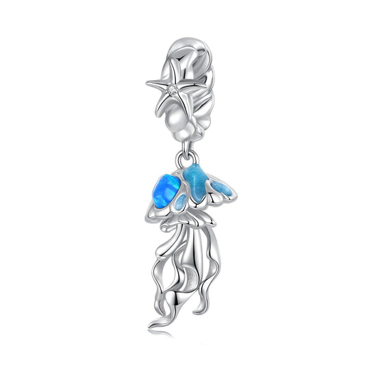 Fantasy Jellyfish Pendant Charm