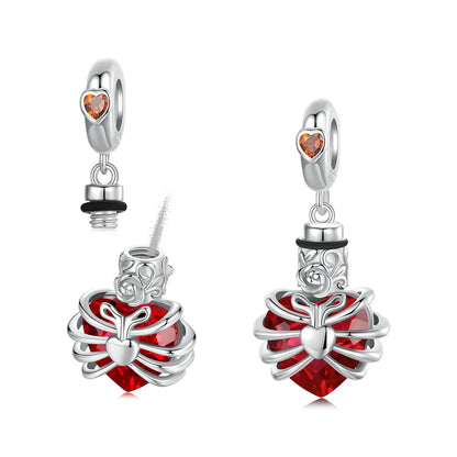 Red Heart Pendant Charm