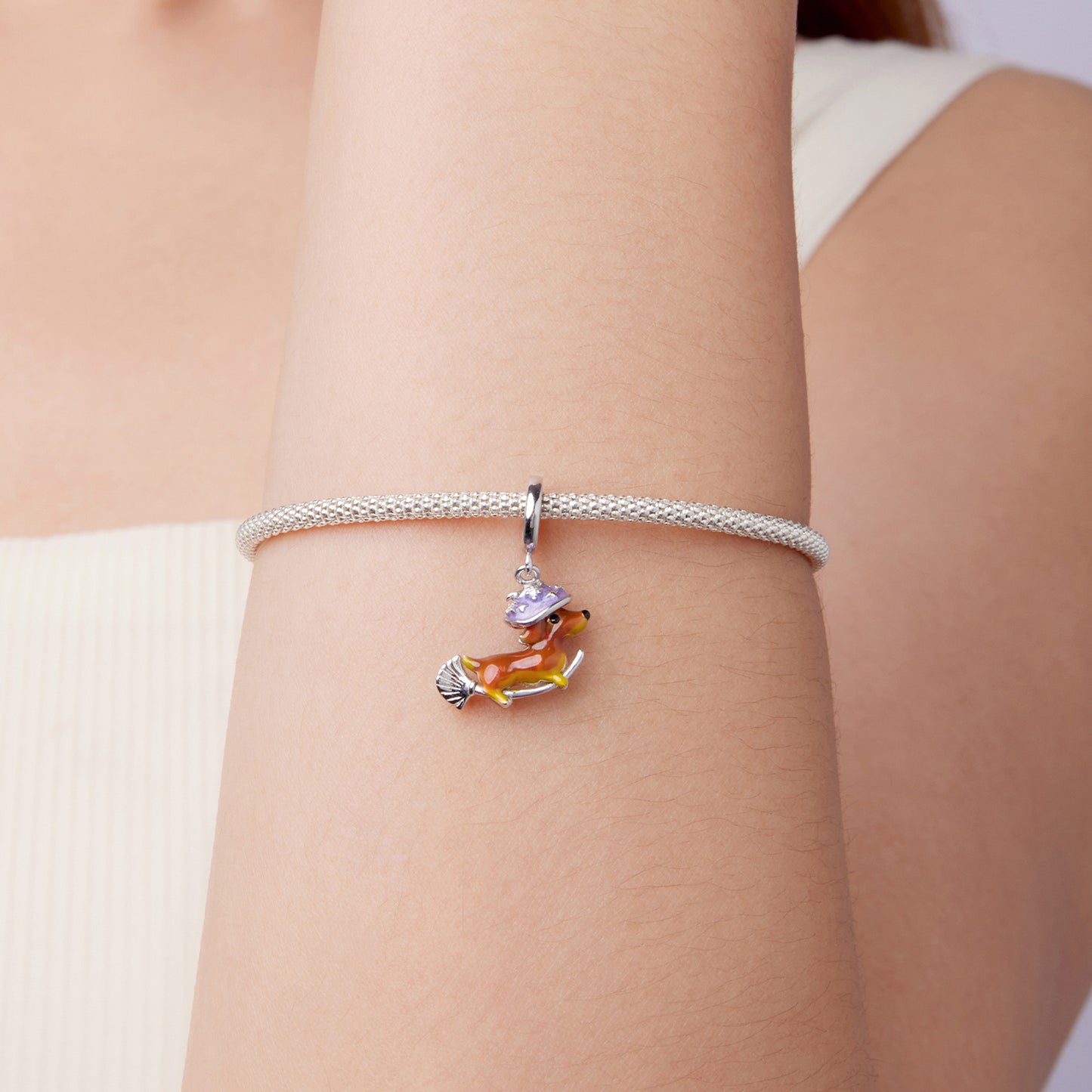 Halloween Magic Dachshund Pendant Charm