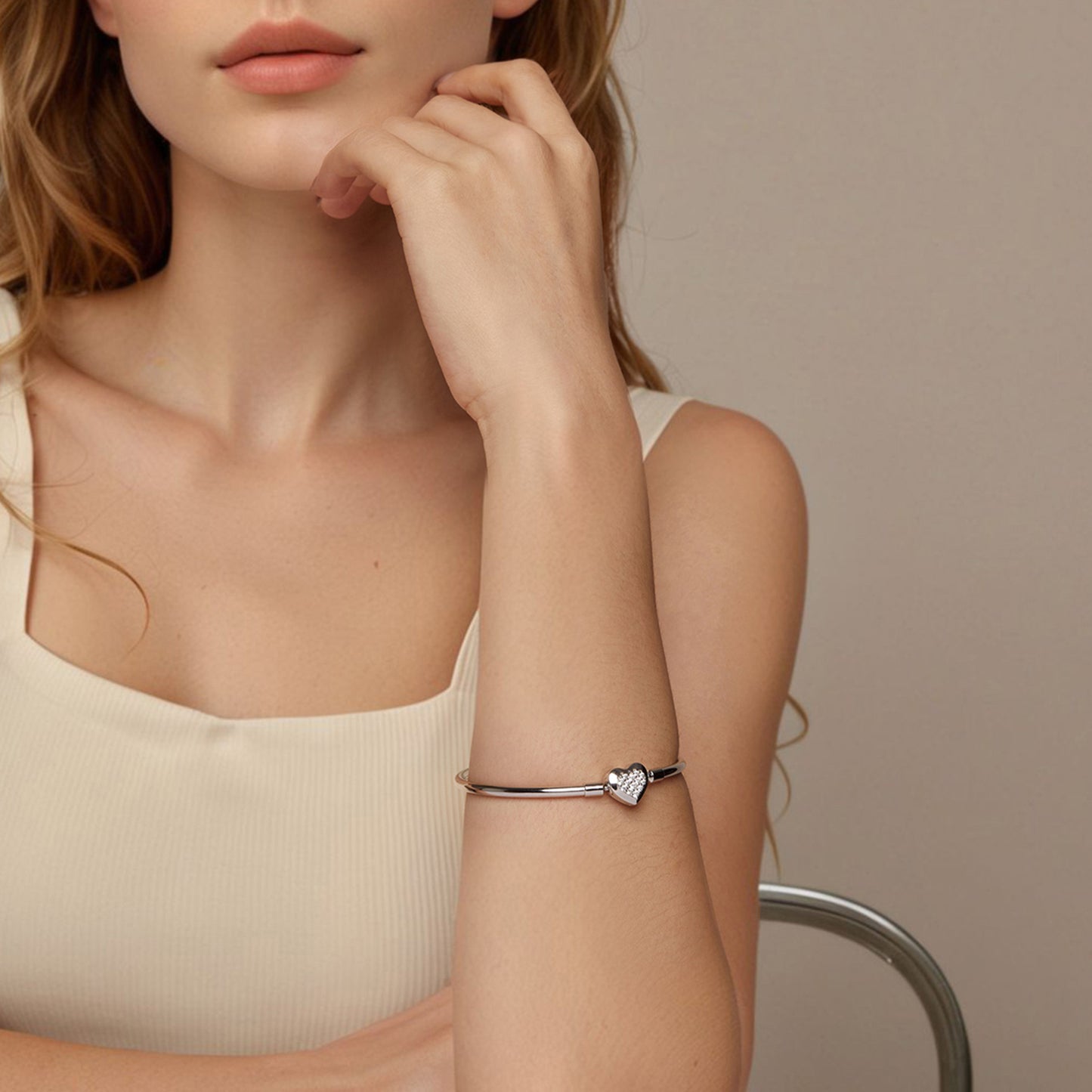 Essential Heart Bangle