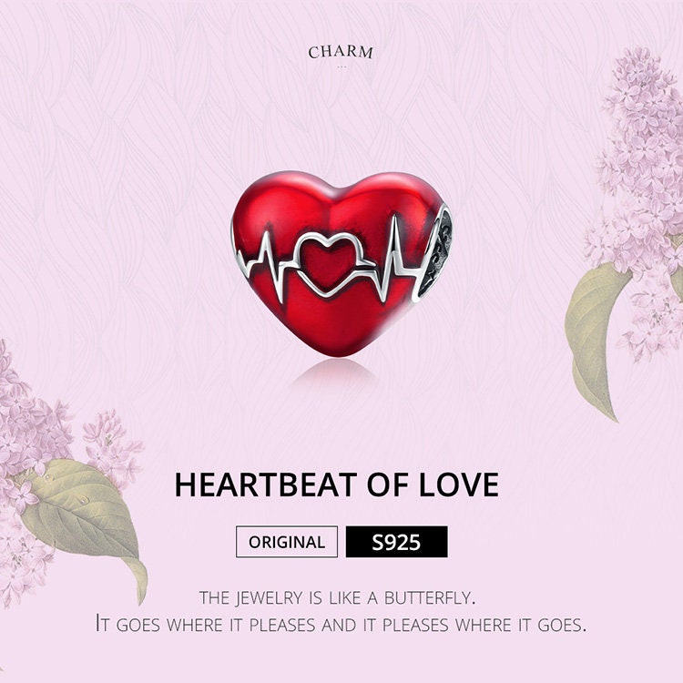 Love Heartbeat Charm