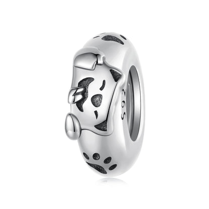 Puppy Silicone Spacer Beads Charm