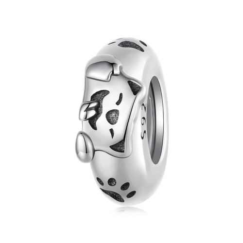 Puppy Silicone Spacer Beads Charm