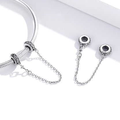 Classical Vine Safety Chain Charm