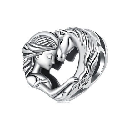 Horse Lover Girl Charm
