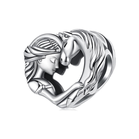 Horse Lover Girl Charm