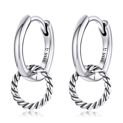 Double Hoop Clip Earrings