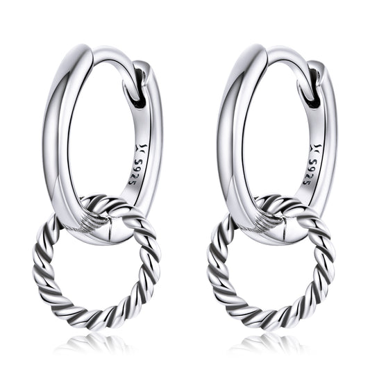 Double Hoop Clip Earrings