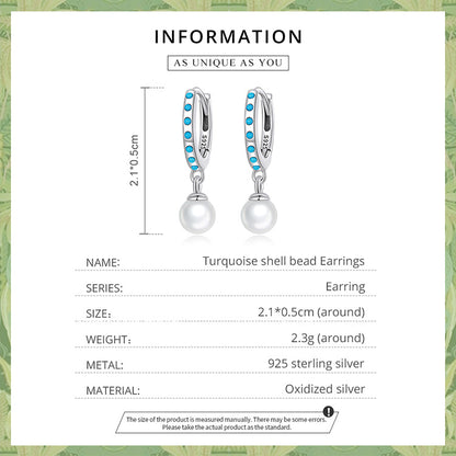 Star Turquoise Ear Cuff