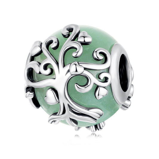 Tree of Life Aventurine Charm
