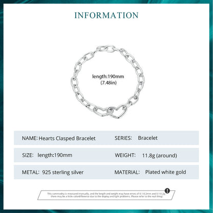 Interlocking Twin Hearts Bracelet