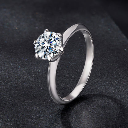 Moissanite Engagement Ring